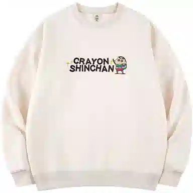 Crayon Shin-chan Cartoon Print Pullover Sweatshirt