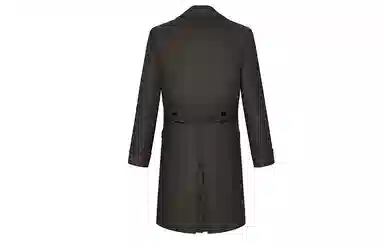 SKARO Double-Breasted Wool Coat