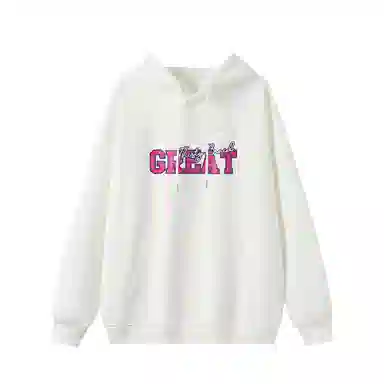 30BRAID Logo Print Hoodie