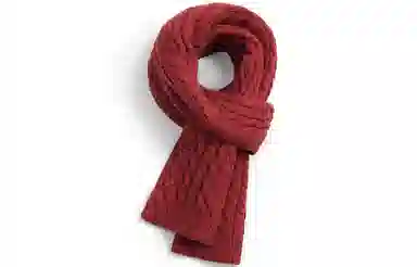 优幽兰 秋冬季氛围感围脖百搭闺蜜设计感休闲时尚针织加厚保暖护脖子防风防寒小众学生穿搭 绒线围巾 女款