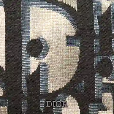 Dior Oblique Toiletry Bag Beige Black