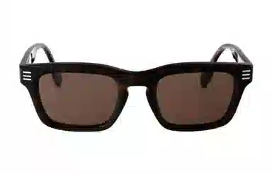 Burberry Irregular Acetate Sunglasses Tortoise