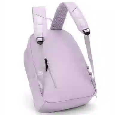 轻骑者 休闲大容量字母印花纯色初高中大学生上学通勤运动出游 织物 书包背包双肩包 男女同款情侣款 黑白色 韩版