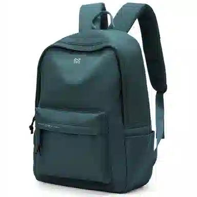 轻骑者 休闲大容量字母印花纯色初高中大学生上学通勤运动出游 织物 书包背包双肩包 男女同款情侣款 黑白色 韩版