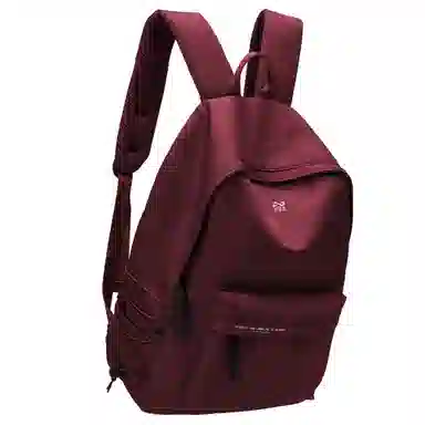 轻骑者 休闲大容量字母印花纯色初高中大学生上学通勤运动出游 织物 书包背包双肩包 男女同款情侣款 黑白色 韩版