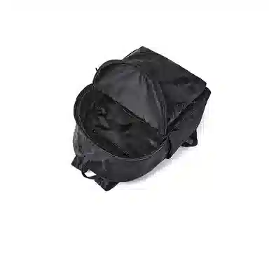 红蜻蜓 大容量书包运动背包旅行包包织物双肩包 大号 男款 黑色