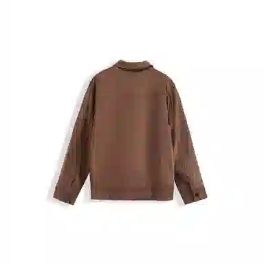 我是大卫 毛呢复古港风保暖加厚休闲夹克 男女同款