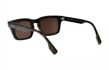 Burberry Irregular Acetate Sunglasses Tortoise