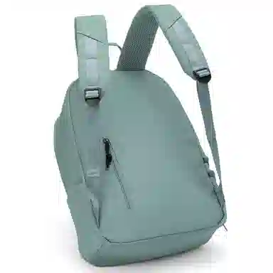 轻骑者 休闲大容量字母印花纯色初高中大学生上学通勤运动出游 织物 书包背包双肩包 男女同款情侣款 黑白色 韩版