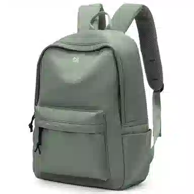 轻骑者 休闲大容量字母印花纯色初高中大学生上学通勤运动出游 织物 书包背包双肩包 男女同款情侣款 黑白色 韩版