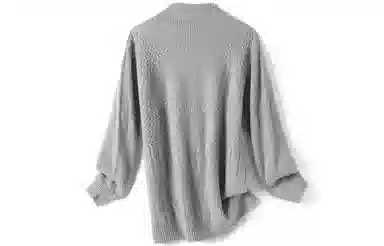 恒源祥 牛角扣复古立体绞花宽松毛衣 女款