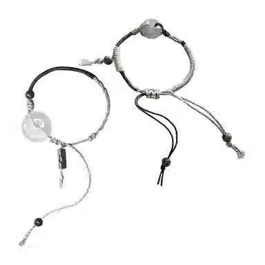 饰伴 新中式古风编织设计 复古国潮平安扣 手链 女款