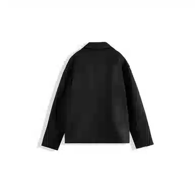 我是大卫 日系毛呢复古文艺风保暖厚款休闲外套夹克 男女同款