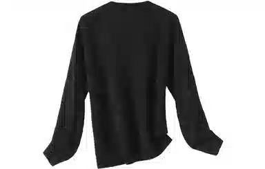 恒源祥 圆领纯色提花套头毛衣 女款