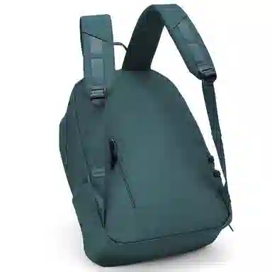 轻骑者 休闲大容量字母印花纯色初高中大学生上学通勤运动出游 织物 书包背包双肩包 男女同款情侣款 黑白色 韩版