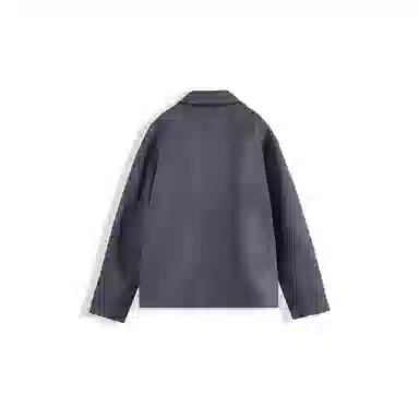 我是大卫 日系毛呢复古文艺风保暖厚款休闲外套夹克 男女同款