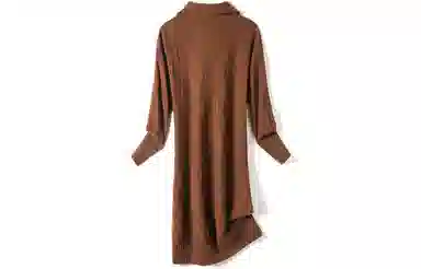 恒源祥 棋盘格高领套头毛衣 女款