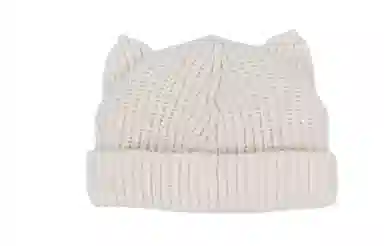 CHARLES JEFFREY Logo Patch Beanie White