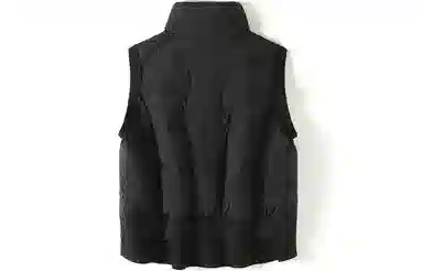 恒源祥 立领单排扣坎肩白鸭绒羽绒马甲 女款