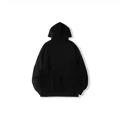 我是大卫 基础简约纯色重磅休闲落肩连帽休闲卫衣 男女同款