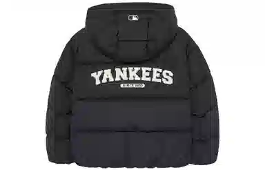 MLB Yankees Puffer Jacket Black