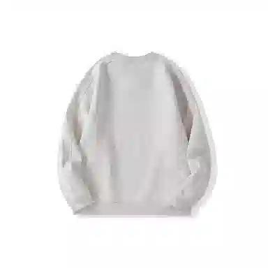 我是大卫 简约纯色基础款宽松圆领卫衣 男女同款