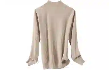 恒源祥 半高领针织衫打底羊绒衫 女款