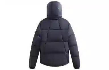 KITH FW23 Wrinkle Nylon Midi Puffer Navy