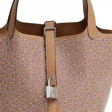 HERMES Picotin Lock 18 Lucky Daisy Swift