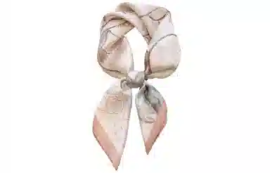 优幽兰 设计感花卉小方巾休闲领巾高级感减龄气质 丝巾 女款 礼盒装