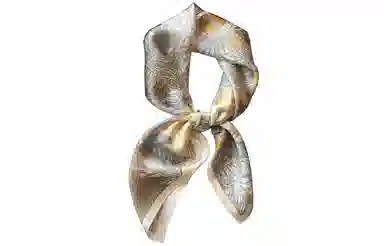 优幽兰 真丝窄领巾韩版飘带绑包法式高级感 丝巾 女款