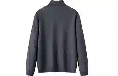 恒源祥 纯色保暖高领针织毛衣 男款