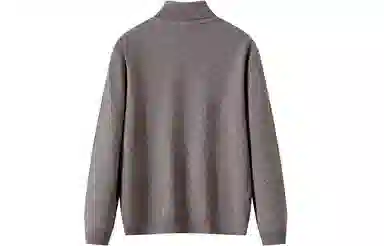 恒源祥 纯色保暖高领针织毛衣 男款