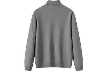 恒源祥 纯色保暖高领针织毛衣 男款