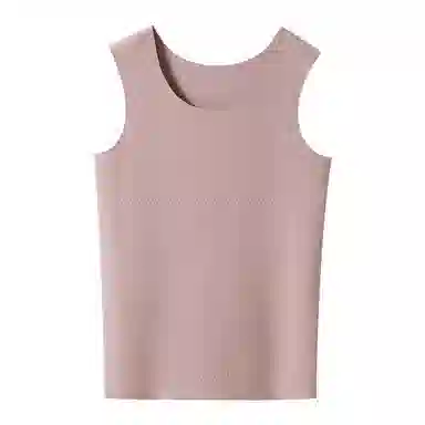 恒源祥 纯色圆领无袖保暖上装 女款