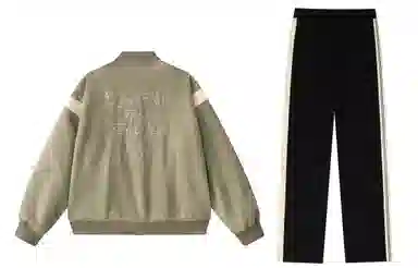 Coca-Cola Suede Stripe Embroidered Set