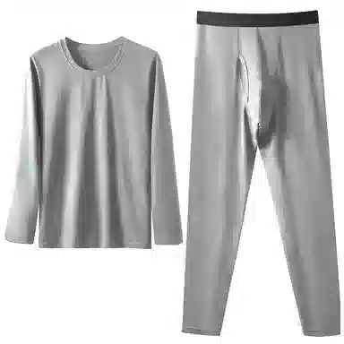 恒源祥 云感棉超柔秋衣秋裤保暖套装 男款