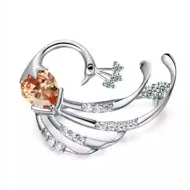 百年传琪 孔雀 高端 别针扣针 胸针 男女同款情侣款