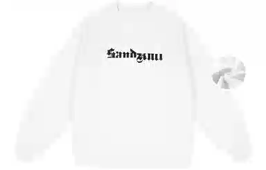 SandKnit Logo Print Fleece Sweatshirt