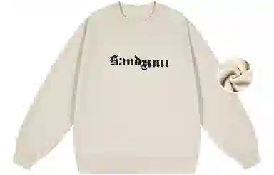 SandKnit Logo Print Fleece Sweatshirt