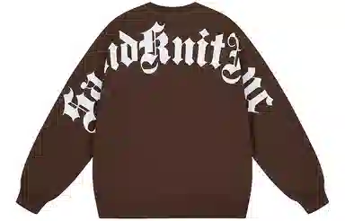 SandKnit Logo Print Fleece Sweatshirt