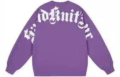 SandKnit Logo Print Fleece Sweatshirt