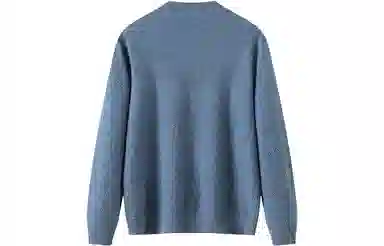 恒源祥 纯色半高领针织羊绒衫 男款