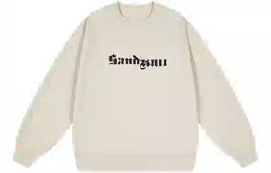 SandKnit Logo Print Fleece Sweatshirt