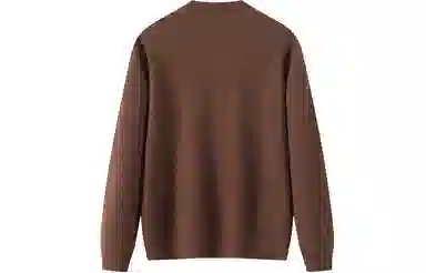 恒源祥 纯色半高领针织羊绒衫 男款