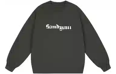 SandKnit Logo Print Fleece Sweatshirt