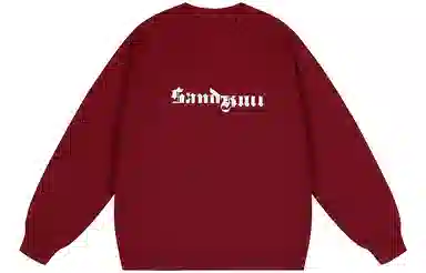 SandKnit Logo Print Fleece Sweatshirt
