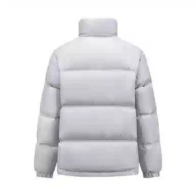 森马 纯色保暖宽松无帽立领羽绒服 男款