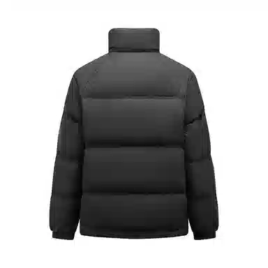 森马 纯色保暖宽松无帽立领羽绒服 男款