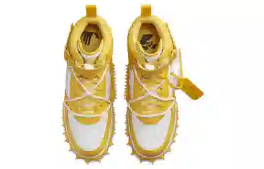 Nike Air Force 1 Mid "White and Varsity Maize"